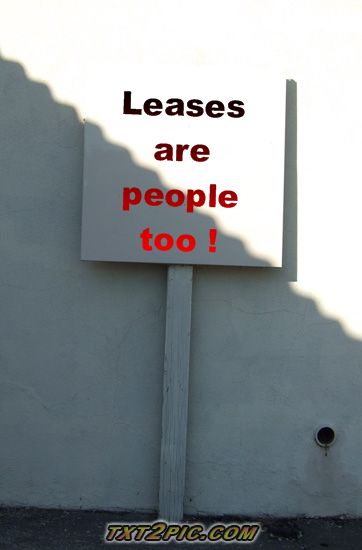 Gas leases are people too !