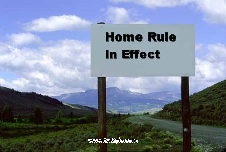 home rule sign