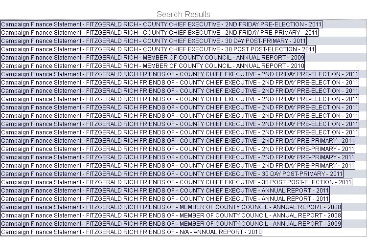 Fitzgerald campaign statements