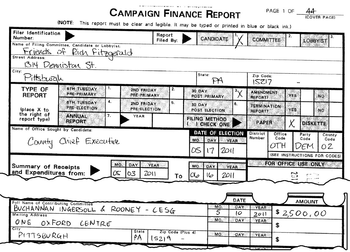 fitzgerald - buchanon donation