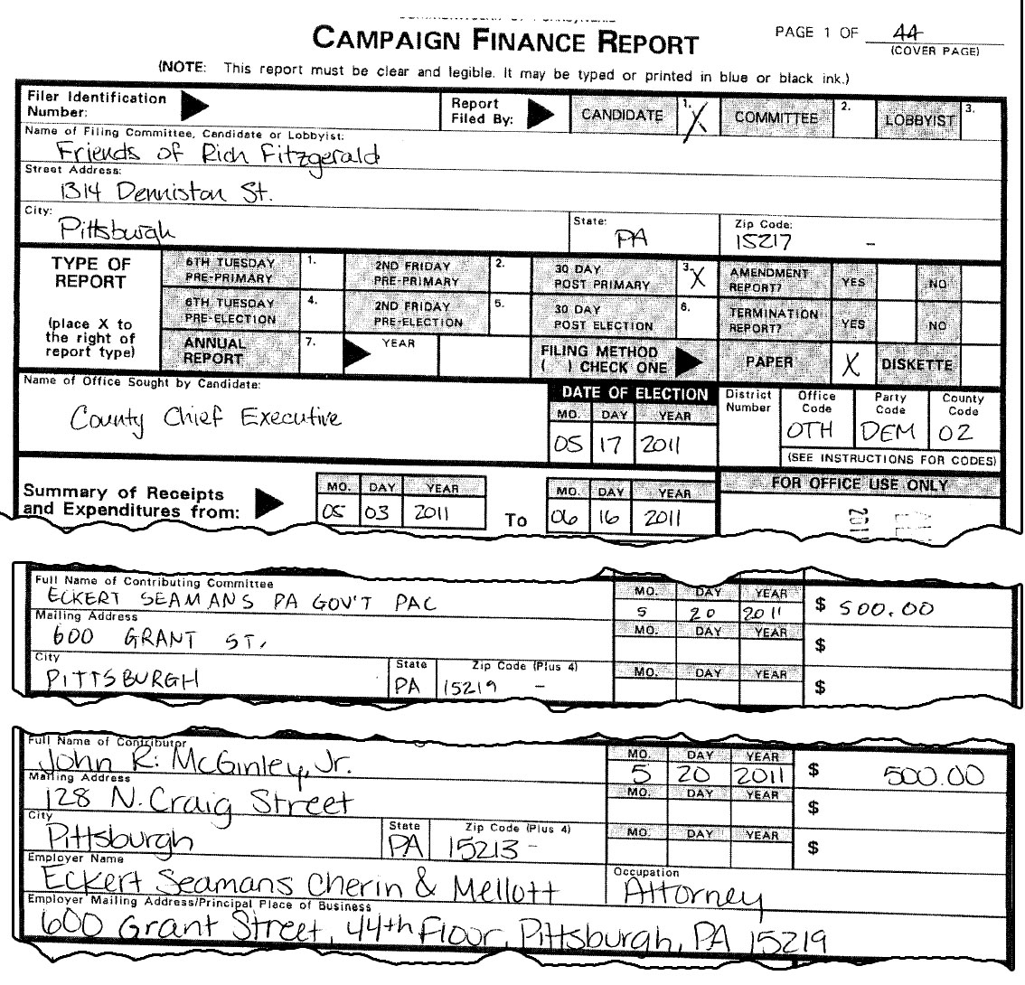 fitzgerald - eckert donation