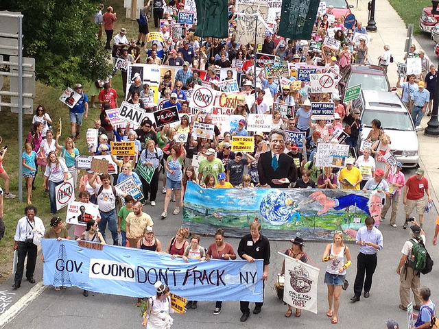 fracking protest