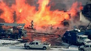 gas well explosion 