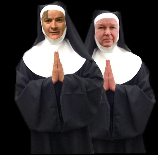 Phelm Mcaleer and Tom Shepstone as Nuns2