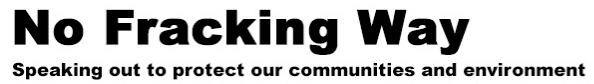 No Fracking Way